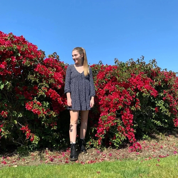 Pull & Bear Long Sleeve Dress - Picture 3 of 7